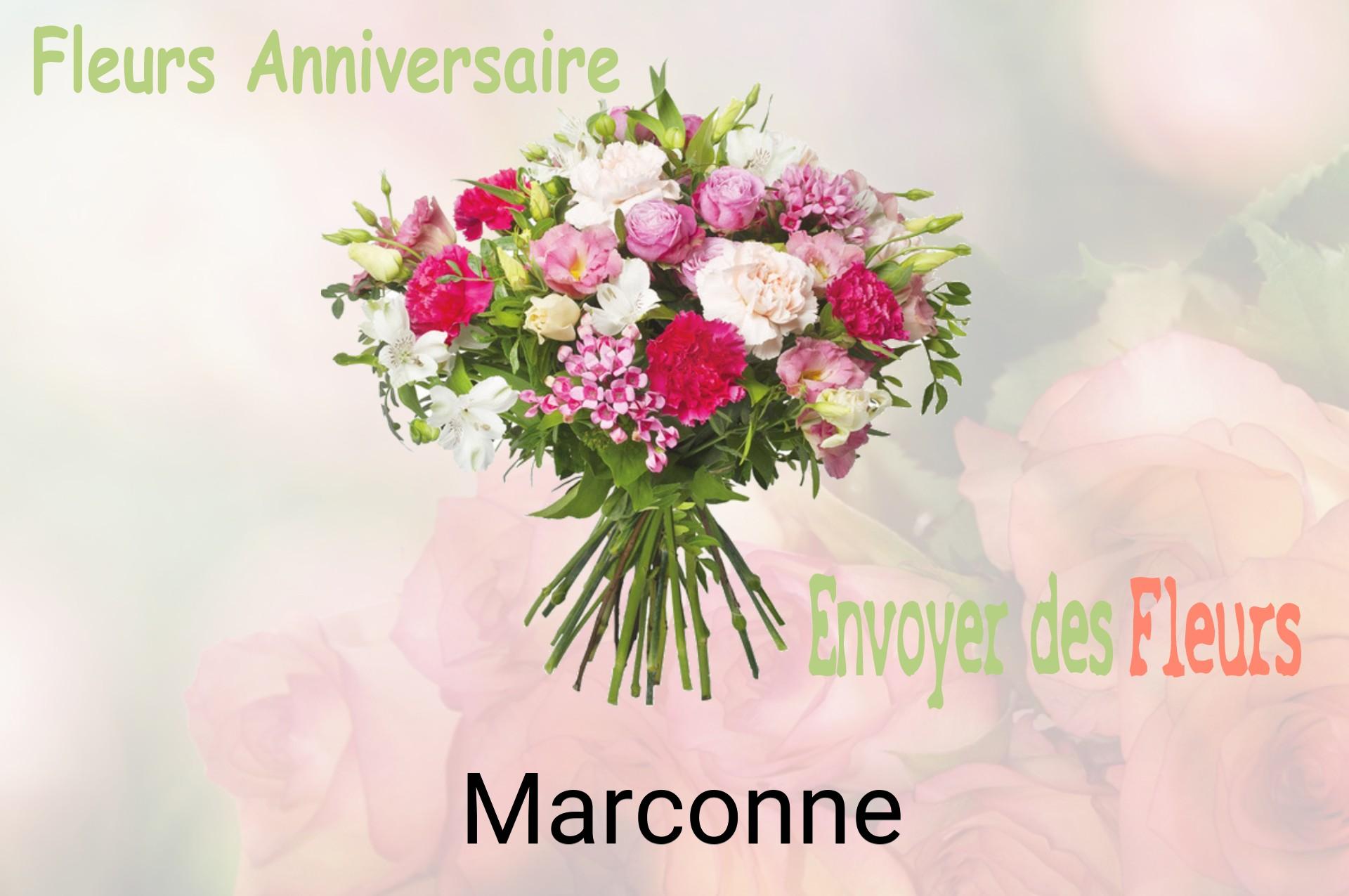 Bouquet de fleurs d’anniversaire livré à Marconne